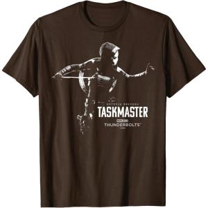 imageMarvels Thunderbolts  Taskmaster Silhouette TShirtBrown