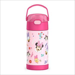 imageTHERMOS FUNTAINER Water Bottle with Straw  12 Ounce  Kids Stainless Steel Vacuum Insulated Water Bottle with Lid SpiderManPRESCHOOL MINNIE