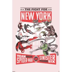 imageTrends International Marvel Marvel Vs  Fight For New York Wall Poster 34L x 224W Premium Unframed VersionPremium Unframed Version