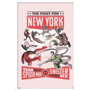 imageTrends International Marvel Marvel Vs  Fight For New York Wall Poster 34L x 224W Premium Unframed VersionWhite Framed Version