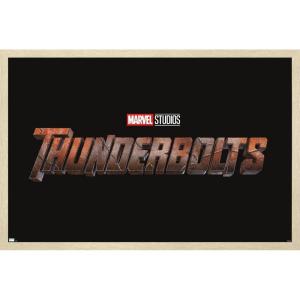 imageTrends International Marvel Thunderbolts  Logo Wall Poster 34L x 224W Premium Unframed VersionBlonde Framed Version