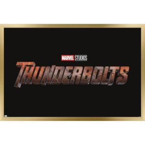 imageTrends International Marvel Thunderbolts  Logo Wall Poster 34L x 224W Premium Unframed VersionGold Framed Version
