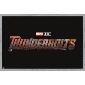 imageTrends International Marvel Thunderbolts  Logo Wall Poster 34L x 224W Premium Unframed VersionGray Framed Version