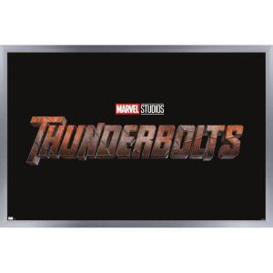 imageTrends International Marvel Thunderbolts  Logo Wall Poster 34L x 224W Premium Unframed VersionSilver Framed Version