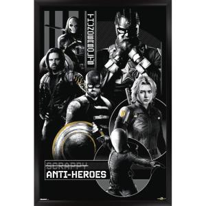 imageTrends International Marvel Thunderbolts 2025  Group Wall Poster 34L x 224W Premium Unframed VersionBlack Framed Version