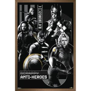 imageTrends International Marvel Thunderbolts 2025  Group Wall Poster 34L x 224W Premium Unframed VersionBronze Framed Version