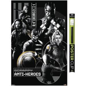 imageTrends International Marvel Thunderbolts 2025  Group Wall Poster 34L x 224W Premium Unframed VersionPremium Poster  Clip Bundle