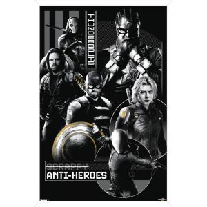 imageTrends International Marvel Thunderbolts 2025  Group Wall Poster 34L x 224W Premium Unframed VersionWhite Framed Version