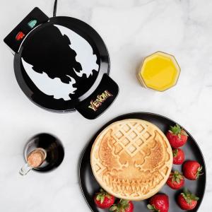 imageUncanny Brands Marvel Spiderman Waffle Maker Spideys Mask on Your Waffles Waffle IronVenom