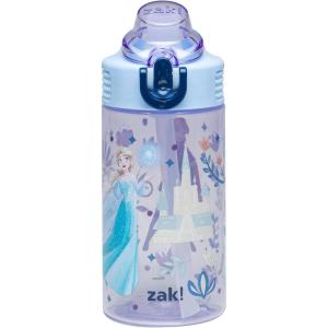 imageZak Designs Marvel SpiderMan Kids Spout Cover and Builtin Carrying Loop Made of Plastic LeakProof Water Bottle Design 16 oz BPAFreeDisney Frozen Anna  Elsa  Olaf