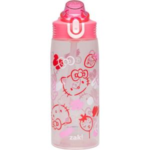 imageZak Designs Marvel SpiderMan Kids Spout Cover and Builtin Carrying Loop Made of Plastic LeakProof Water Bottle Design 16 oz BPAFreeHello Kitty 25 Ounces