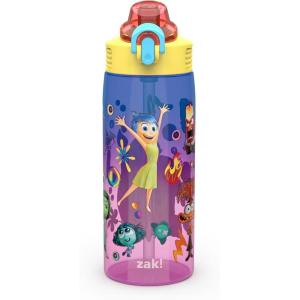 imageZak Designs Marvel SpiderMan Kids Spout Cover and Builtin Carrying Loop Made of Plastic LeakProof Water Bottle Design 16 oz BPAFreeInside Out 2