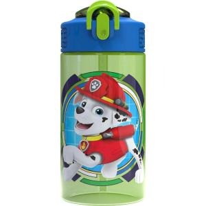 imageZak Designs Marvel SpiderMan Kids Spout Cover and Builtin Carrying Loop Made of Plastic LeakProof Water Bottle Design 16 oz BPAFreePaw Patrol
