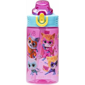 imageZak Designs Marvel SpiderMan Kids Spout Cover and Builtin Carrying Loop Made of Plastic LeakProof Water Bottle Design 16 oz BPAFreeSuperKitties Ginny  Sparks  Buddy  Bitsy