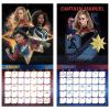 image2024 Marvel The Marvels Captain Marvel 2 Wall Calendar