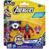 imageAvengers Marvel VenomVersus Epic World of Action AntiVenom Iron Man Figure with Battle Gear Accessories 4Inch Super Hero Toys Kids Ages 4