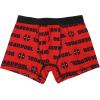 imageBioworld Deadpool Character ampamp Logo Mens 3Pack Boxer BriefsDeadpool Character  Logo