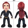 imageBleacher Creatures Marvel Deadpool 10quot Plush Figure  A Superhero for Play and DisplayBlack Widow
