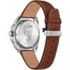 imageCitizen Mens Eco Drive Classic Avengers Marvel 3 Hand Stainless Steel Brown Leather Strap Watch AW172108W