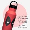 imageCorkcicle Sport Canteen  Keeps Beverages Cold 25 Hours  Triple Insulated Stainless Steel  ScrewOn Lid  Reusable Bottle  Summer Drinkware Gift  Keeps Drinks Ice Cold  20 oz  DeadpoolDeadpool