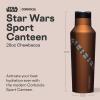 imageCorkcicle Sport Canteen  Keeps Beverages Cold 25 Hours  Triple Insulated Stainless Steel  ScrewOn Lid  Reusable Bottle  Summer Drinkware Gift  Keeps Drinks Ice Cold  20 oz  DeadpoolChewbacca