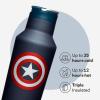 imageCorkcicle Sport Canteen  Keeps Beverages Cold 25 Hours  Triple Insulated Stainless Steel  ScrewOn Lid  Reusable Bottle  Summer Drinkware Gift  Keeps Drinks Ice Cold  20 oz  DeadpoolCaptain America