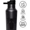 imageCorkcicle Sport Canteen  Keeps Beverages Cold 25 Hours  Triple Insulated Stainless Steel  ScrewOn Lid  Reusable Bottle  Summer Drinkware Gift  Keeps Drinks Ice Cold  20 oz  DeadpoolVenom