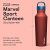 imageCorkcicle Sport Canteen  Keeps Beverages Cold 25 Hours  Triple Insulated Stainless Steel  ScrewOn Lid  Reusable Bottle  Summer Drinkware Gift  Keeps Drinks Ice Cold  20 oz  DeadpoolSpiderMan