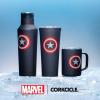imageCorkcicle Sport Canteen  Keeps Beverages Cold 25 Hours  Triple Insulated Stainless Steel  ScrewOn Lid  Reusable Bottle  Summer Drinkware Gift  Keeps Drinks Ice Cold  20 oz  DeadpoolCaptain America