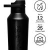 imageCorkcicle Sport Canteen  Keeps Beverages Cold 25 Hours  Triple Insulated Stainless Steel  ScrewOn Lid  Reusable Bottle  Summer Drinkware Gift  Keeps Drinks Ice Cold  20 oz  DeadpoolDark Mark