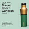 imageCorkcicle Sport Canteen  Keeps Beverages Cold 25 Hours  Triple Insulated Stainless Steel  ScrewOn Lid  Reusable Bottle  Summer Drinkware Gift  Keeps Drinks Ice Cold  20 oz  DeadpoolLoki