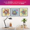 imageDIAMOND ART CLUB Deadpool Marvel Diamond Painting Kit Fun DIY Crafts for Adults and All Ages Round Diamond Art Canvas for Beginners 13quot x 18quot 328 x 46 cmBlack Widow