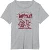 imageDeadpool  Deadpool vs Lady Deadpool TShirtHeather Grey