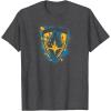 imageGuardians Of The Galaxy  Airbrush Logo TShirtDark Heather Grey