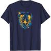 imageGuardians Of The Galaxy  Airbrush Logo TShirtNavy Blue