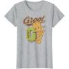 imageGuardians Of The Galaxy  Baby Groot Collegiate TShirtHeather Grey