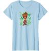 imageGuardians Of The Galaxy  Baby Groot Leaf TShirtBaby Blue