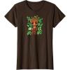 imageGuardians Of The Galaxy  Baby Groot Leaf TShirtBrown