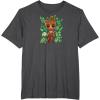 imageGuardians Of The Galaxy  Baby Groot Leaf TShirtDark Heather Grey