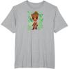 imageGuardians Of The Galaxy  Baby Groot Leaf TShirtHeather Grey