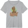 imageGuardians Of The Galaxy  Baby Groot TShirtHeather Grey