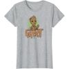 imageGuardians Of The Galaxy  Baby Groot TShirtHeather Grey