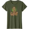 imageGuardians Of The Galaxy  Baby Groot TShirtOlive Green