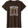 imageGuardians Of The Galaxy  Gamora Art Nouveau TShirtBrown