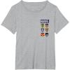 imageGuardians Of The Galaxy  Stacked Icons TShirtHeather Grey
