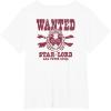 imageGuardians Of The Galaxy  Star Lord Wanted Poster TShirtWhite
