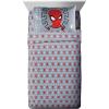 imageJay Franco Marvel Deadpool Queen Size Comforter Set  7 Piece Bedding Includes Sheet Set and Pillow Covers  Gray and Red Super Soft Cozy BeddingMulti  Spiderman