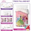 imageJay Franco Marvel Deadpool Queen Size Comforter Set  7 Piece Bedding Includes Sheet Set and Pillow Covers  Gray and Red Super Soft Cozy BeddingPink  Princess 01