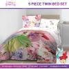 imageJay Franco Marvel Deadpool Queen Size Comforter Set  7 Piece Bedding Includes Sheet Set and Pillow Covers  Gray and Red Super Soft Cozy BeddingPink  Princess 01