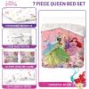imageJay Franco Marvel Deadpool Queen Size Comforter Set  7 Piece Bedding Includes Sheet Set and Pillow Covers  Gray and Red Super Soft Cozy BeddingPink  Princess 01